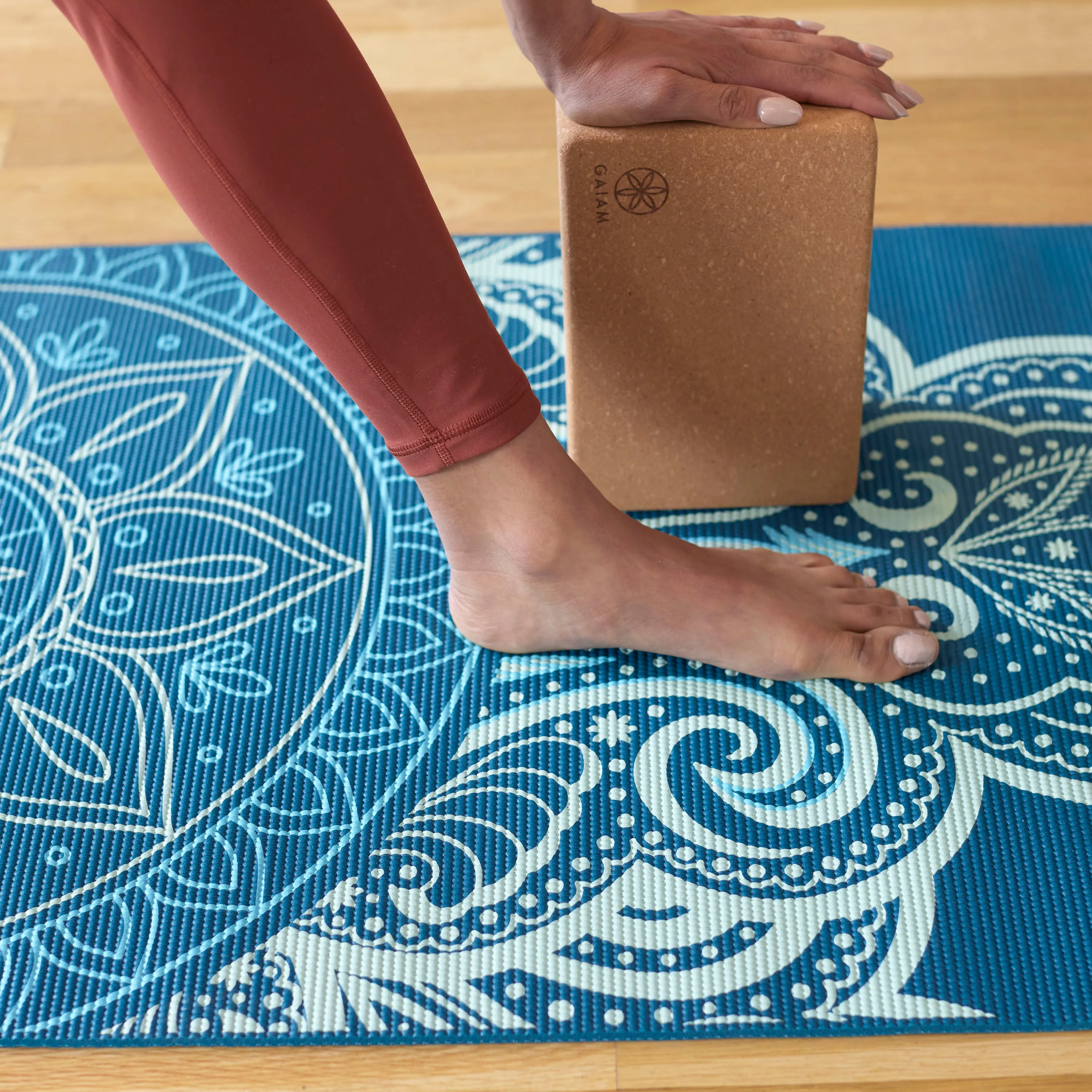 Premium Reversible Seaglass Yoga Mat (6mm)