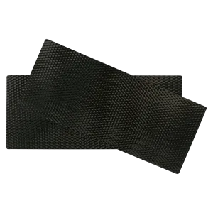 SM820BLWRX2 2-Pack Black Matte Nonslip Counter Mat 8.5 x 20-Inches