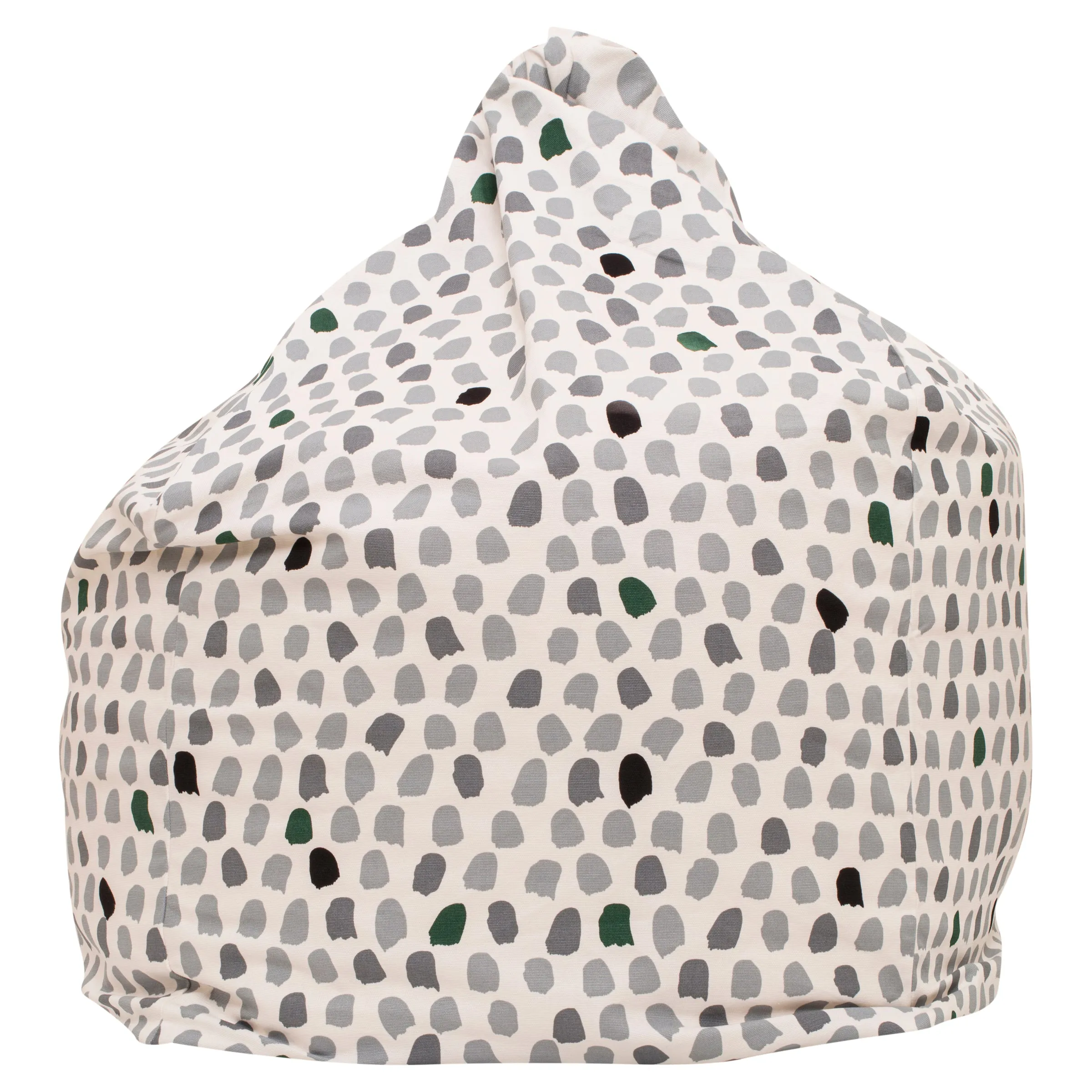 Splotches Bean Bag - Green & Grey