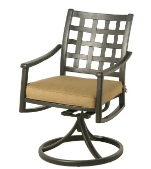 Stratford cast aluminum Swivel Dining Chair