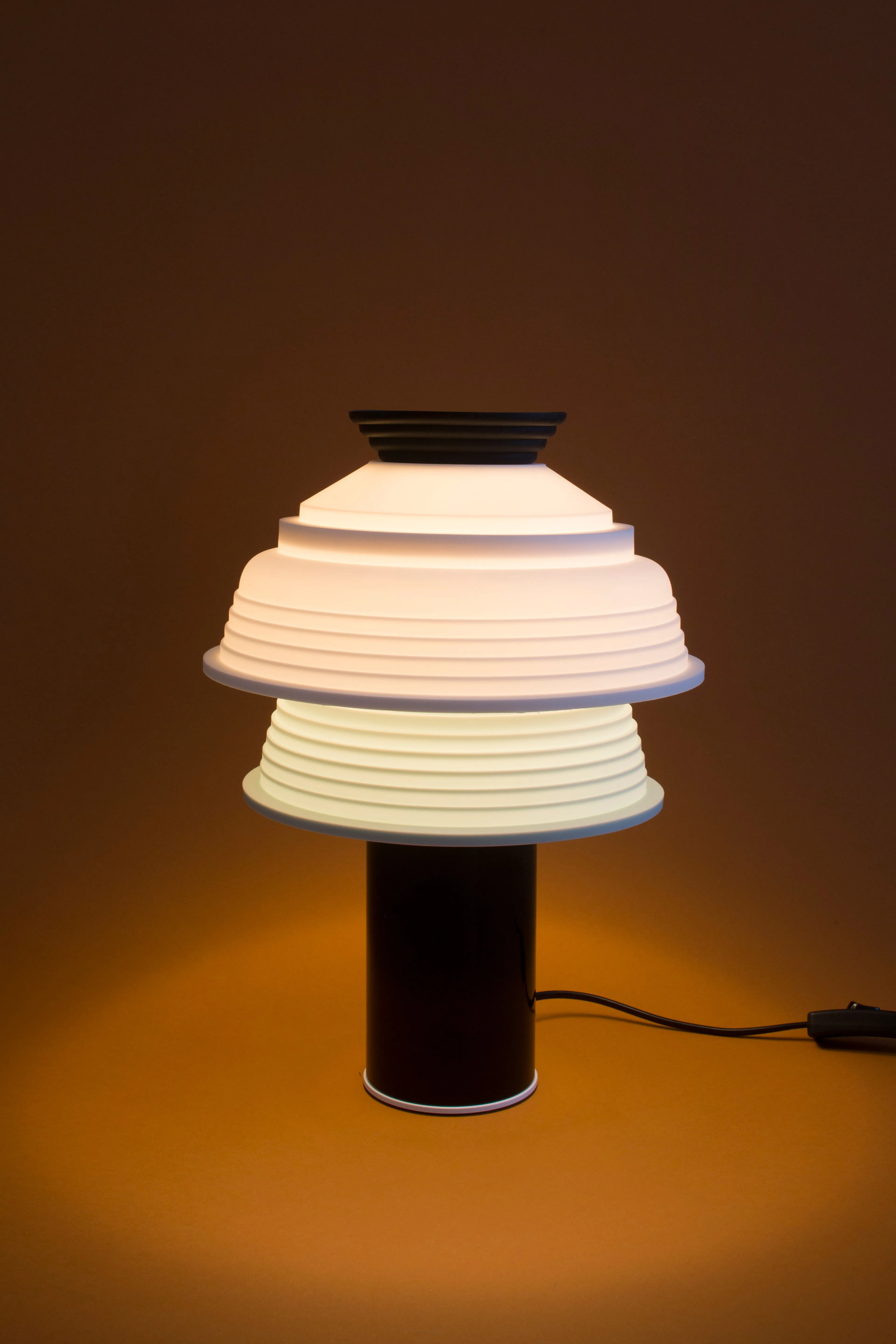 Table Lamp "TL4" by SOWDEN in Black White Mint Green Color