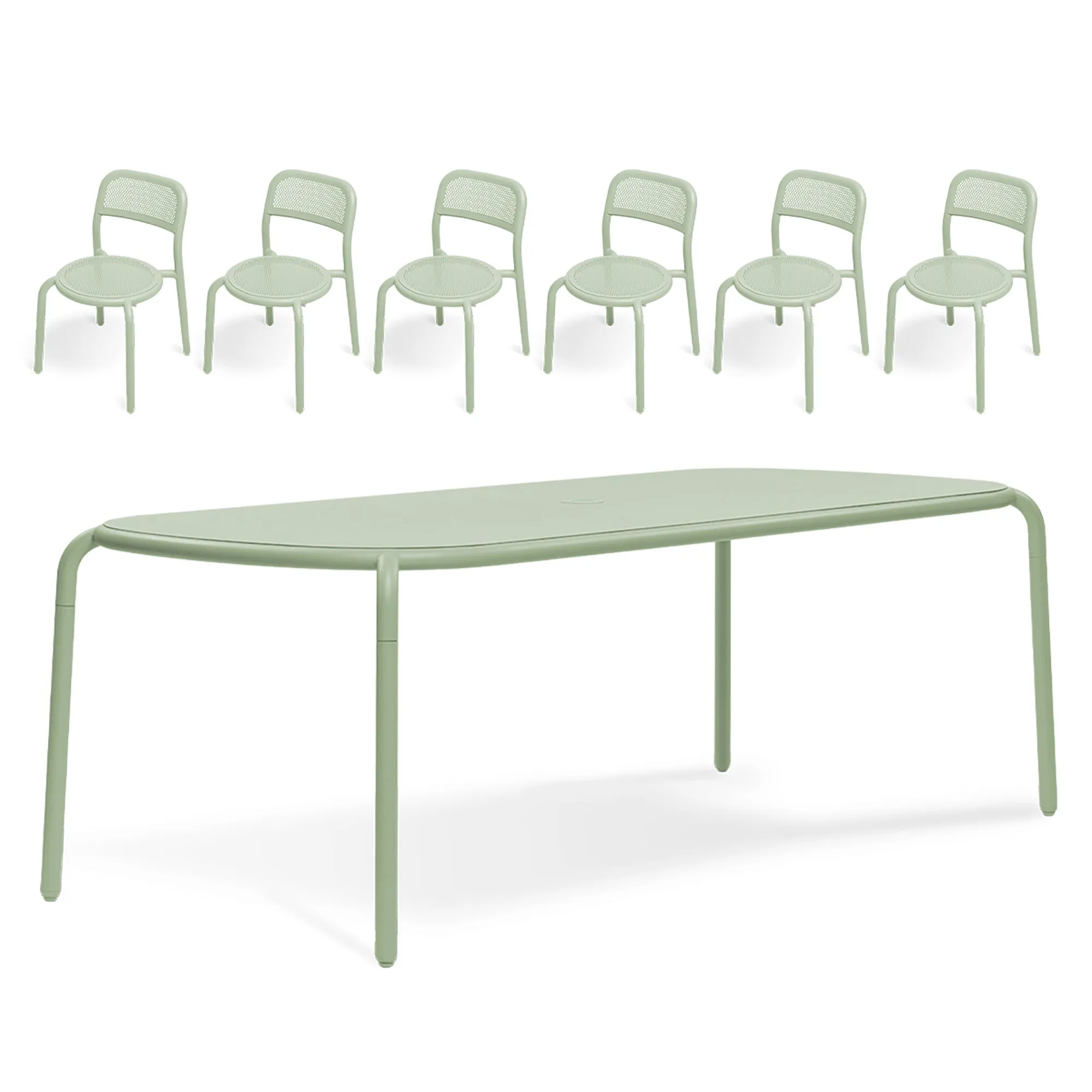 Toní Tablo Table Set with Six Chairs