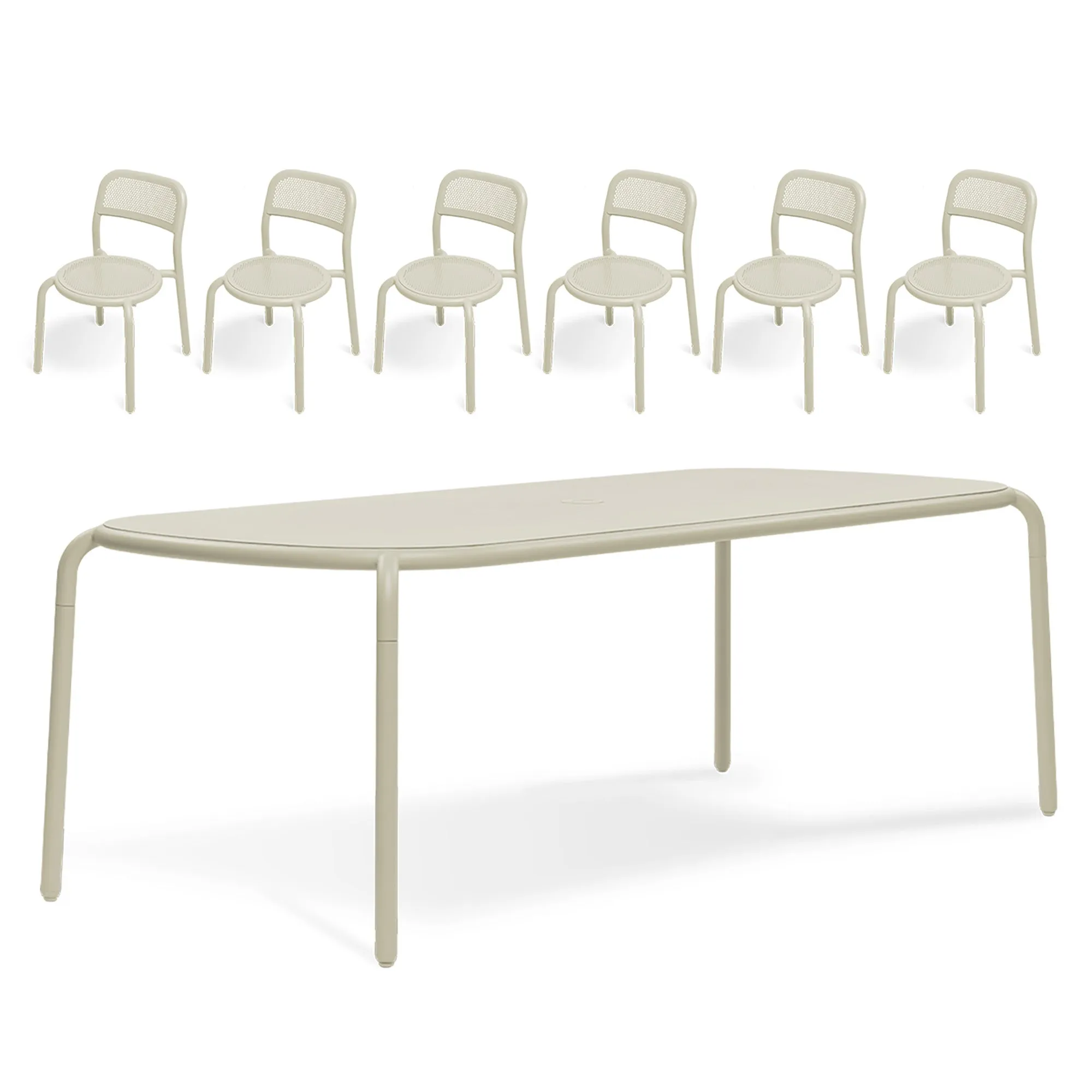 Toní Tablo Table Set with Six Chairs