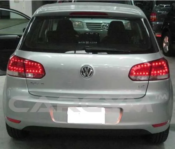 VW GOLF VI MK6 2009  Red & Clear LED Taillight