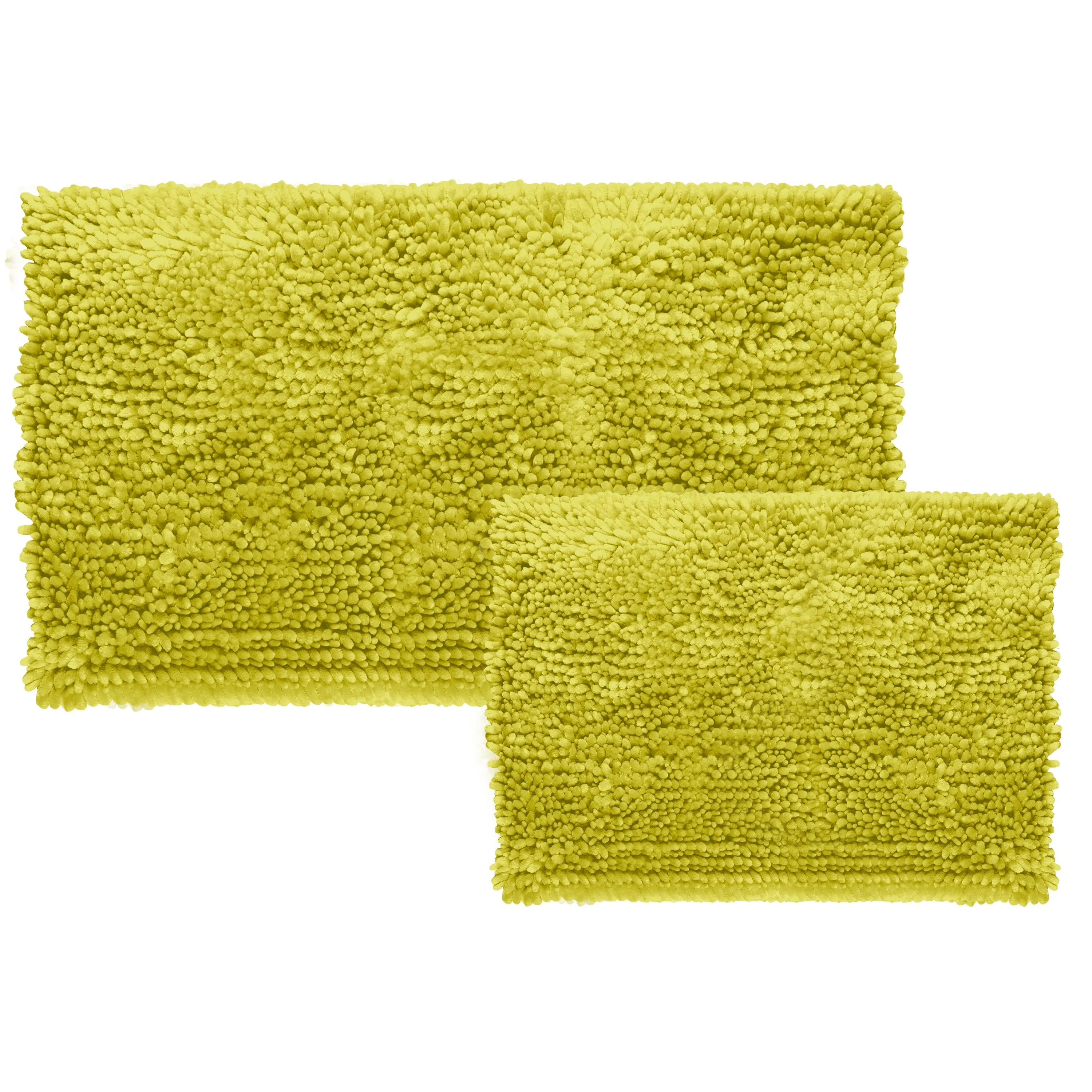 Zahari Home Luxury Chenille Bathroom Rugs 2 Piece Ultra Soft Absorbent Bath Mat